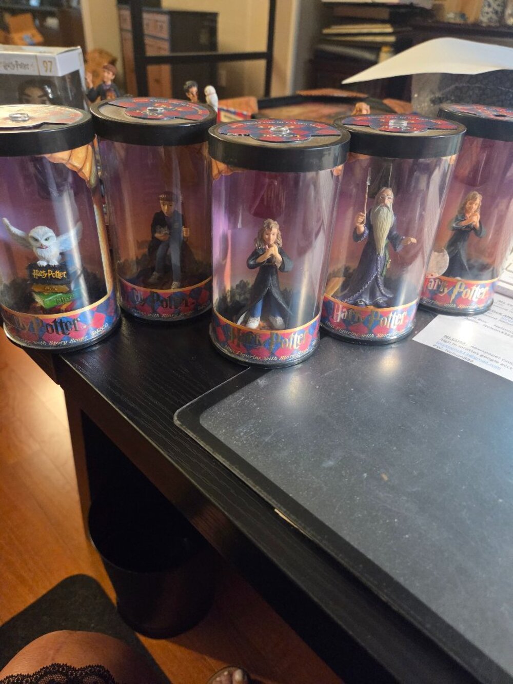 HARRY POTTER Mini fiqurines with STORY SCOPE " HERO SERIES" COLLECTABLES